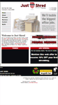 Mobile Screenshot of just-shred.com